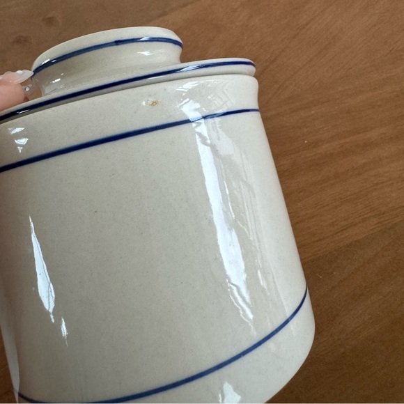 Norpro Glazed Stoneware Butter Keeper - Picture 10 of 11